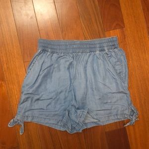 Chambray Shorts